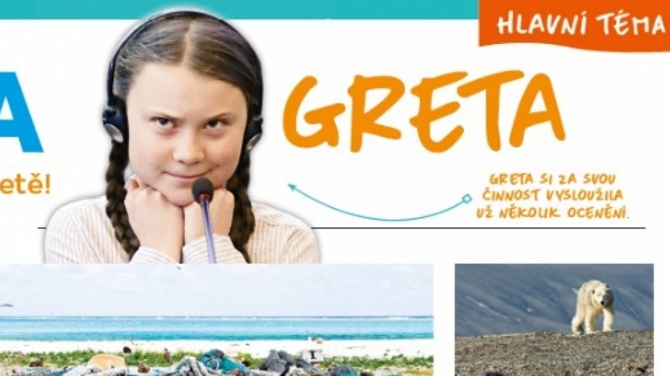 Článek v Mateřídoušce: Greta Thunbergová